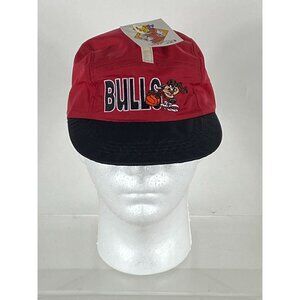 Vintage Looney Tunes NBA Chicago Bulls Tasmanian Devil 5-Panel Hat Cap NWT F237